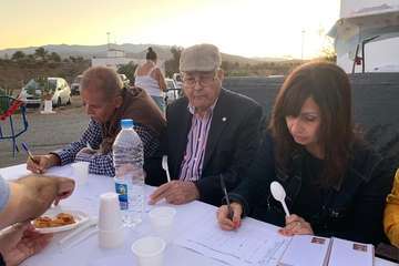 Animado concurso de repostería en el Caserío de Gando (Foto TA)